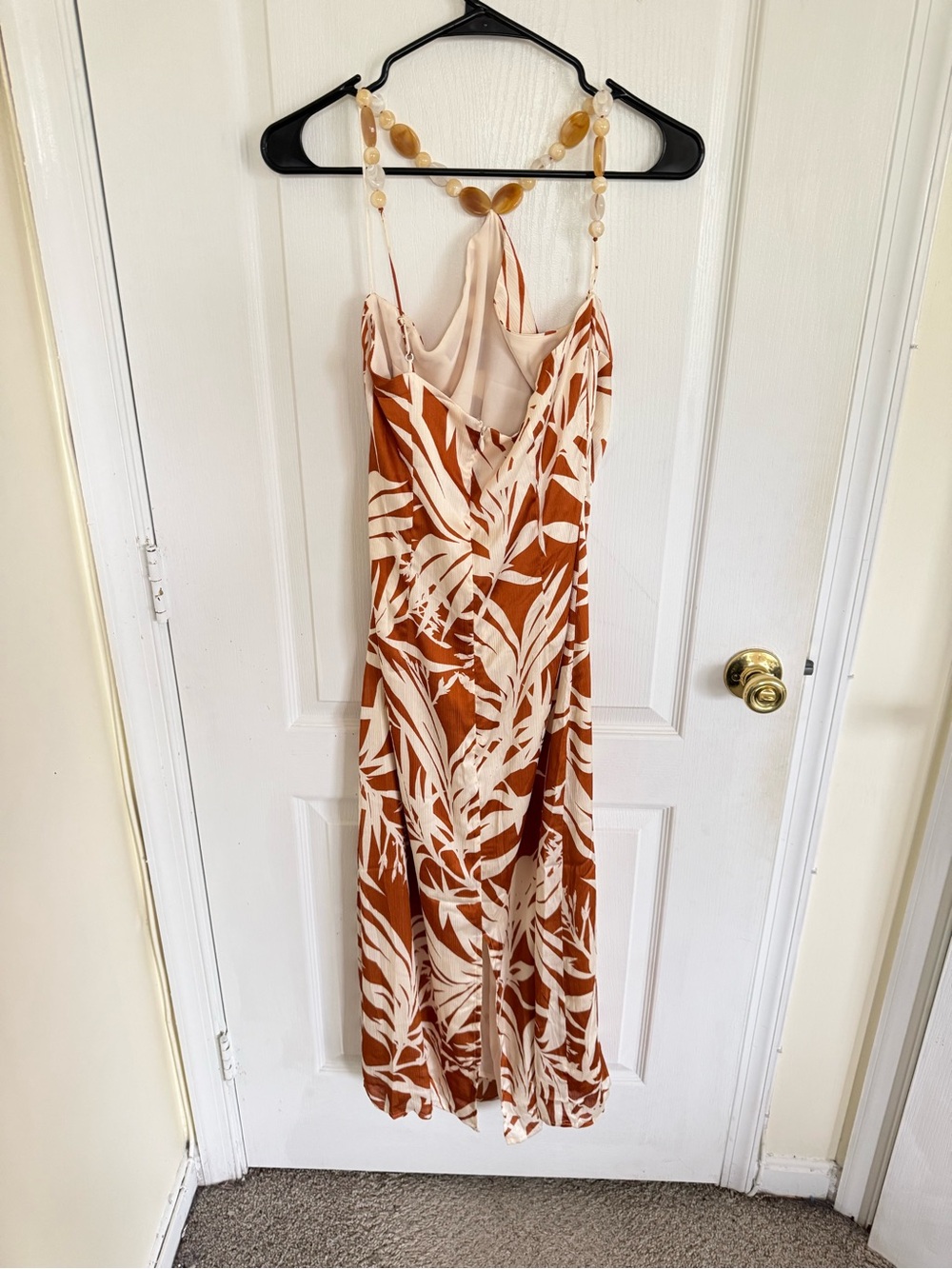 Tuckernuck Hyacinth House Bronze Leafy Floral Mallorca Maxi Dress - Picture 7 of 7